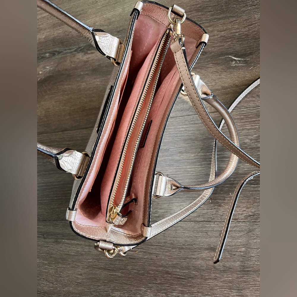 Kate Spade Rose Gold Mesh Handbag - Picture 9 of 15
